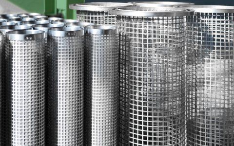 Filter cartridges based on fine wire mesh